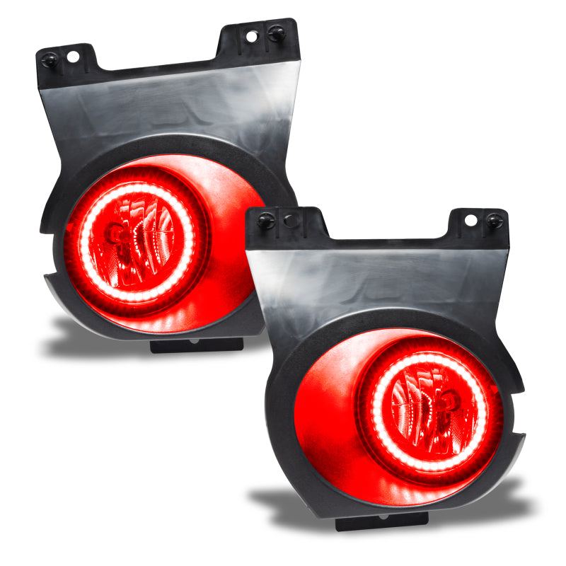 Oracle Lighting 11-14 Ford F-150 Pre-Assembled LED Halo Fog Lights -Red