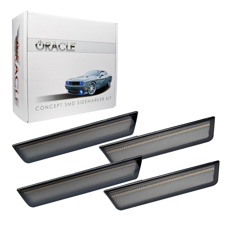Oracle 08-14 Dodge Challenger Concept Sidemarker Set - Tinted - No Paint NO RETURNS