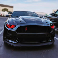 Load image into Gallery viewer, Oracle 15-17 Ford Mustang Dynamic RGB+A Pre-Assembled Headlights - Black Edition - NO RETURNS