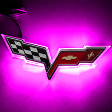 Load image into Gallery viewer, Oracle Chevrolet Corvette C6 Illuminated Emblem - Pink