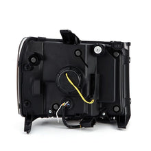 Load image into Gallery viewer, AlphaRex 07-13 GMC Sierra 1500 (No Clsc) LUXX-Series LED Proj HL Chrome w/Actv Lgt & Seq.Sig / DRL