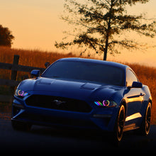 Load image into Gallery viewer, Oracle 18-21 Ford Mustang Dynamic DRL  w/ Halo Kit &amp; Sequential Turn Signal - ColorSHIFT NO RETURNS