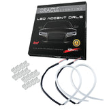 Oracle 18in LED Accent DRLs - White NO RETURNS