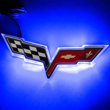 Load image into Gallery viewer, Oracle Chevrolet Corvette C6 Illuminated Emblem - Dual Intensity - Blue