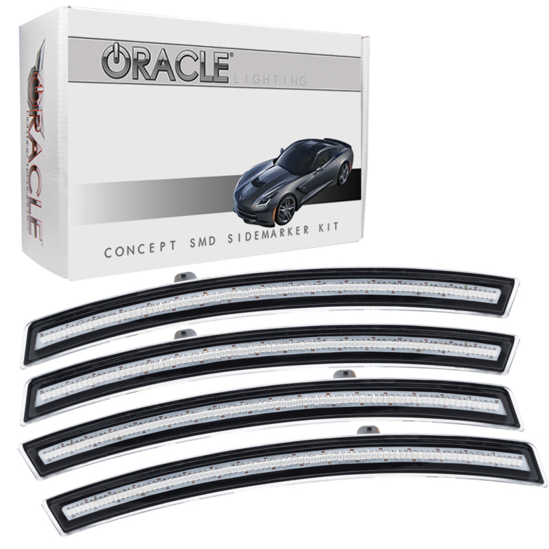 Oracle Chevrolet Corvette C7 Concept Sidemarker Set - Clear - No Paint NO RETURNS