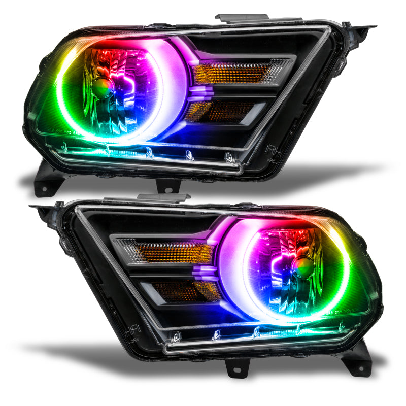 Oracle 10-14 Ford Mustang HL (Non-HID) - ColorSHIFT w/o Controller