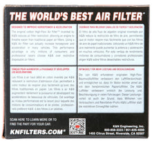 Load image into Gallery viewer, K&N Filter Universal Rubber Filter Oval Tapered 4in Base O/S L x 3.5in Top O/S L x 2.75in H