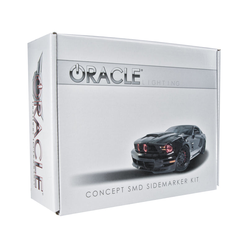 Oracle 10-14 Ford Mustang Concept Sidemarker Set - Tinted - No Paint NO RETURNS