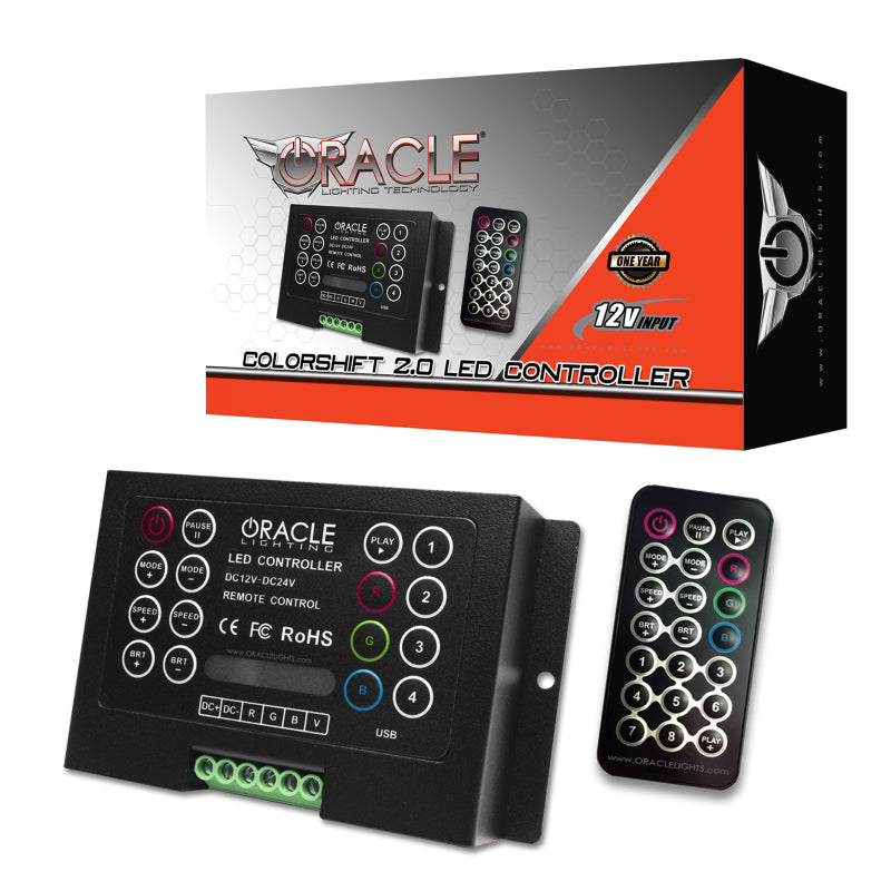 Oracle Dodge Challenger 08-14 Halo Kit (ProjectorHL) - ColorSHIFT w/ 2.0 Controller
