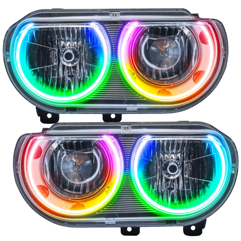 Oracle 08-14 Dodge Challenger SMD HL (Non-HID) - ColorSHIFT - Dynamic