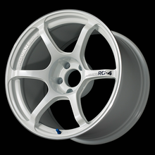 Load image into Gallery viewer, Advan RG-4 18x9.5 +38 5-120 Racing White Metallic & Ring Wheel