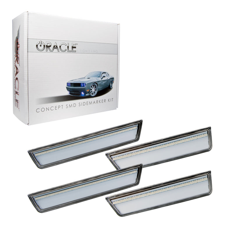 Oracle 08-14 Dodge Challenger Concept Sidemarker Set - Clear - No Paint NO RETURNS