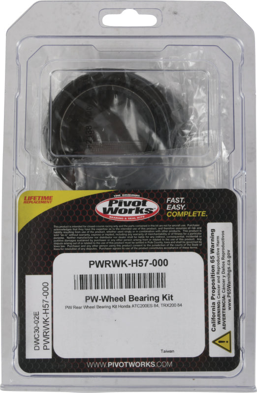 Pivot Works 1984 Honda ATC200ES PW Rear Wheel Bearing Kit