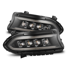 Load image into Gallery viewer, AlphaRex 15-23 Dodge Charger NOVA-Series LED Proj Headlights Blk w/Activtn Light & Seq.Sig / SB DRL