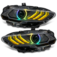 Load image into Gallery viewer, Oracle Lighting 18-23 Ford Mustang Dynamic ColorSHIFT LED Headlights - Black Series NO RETURNS