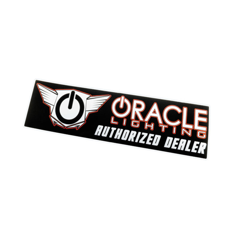 Oracle Authorized Dealer Bumper Sticker - Black/Orange NO RETURNS