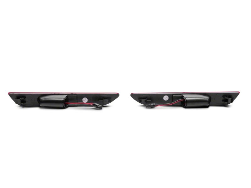 Raxiom 15-23 Ford Mustang Axial Series LED Side Marker Lights Rear- Red