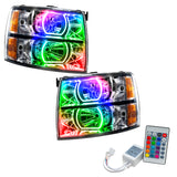 Oracle 07-13 Chevrolet Silverado SMD HL - Square Style - ColorSHIFT w/ Simple Controller NO RETURNS