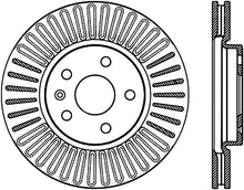 Load image into Gallery viewer, Stoptech 10-15 Chevy Camaro Sport Cryo-Treated Cross Drilled & Slotted Rotor - Front Left