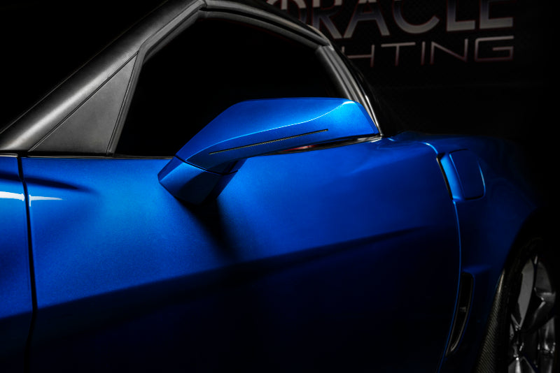 Oracle 05-13 Chevrolet Corvette C6 XM Concept Side Mirrors - Unpainted - No Color NO RETURNS