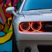Load image into Gallery viewer, Oracle 15-21 Dodge Challenger LED Waterproof Halo Kit - Red