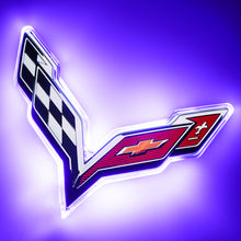 Load image into Gallery viewer, Oracle Corvette C7 Rear Illuminated Emblem - UV/Purple NO RETURNS