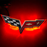 Oracle Chevrolet Corvette C6 Illuminated Emblem - Red NO RETURNS