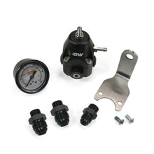 Load image into Gallery viewer, DeatschWerks DWR1000C AFPR + Pressure Gauge + 6AN & 8AN fittings - Anodized Black