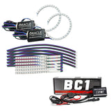 Oracle 18-21 Ford Mustang DRL Upgrade w/ Halo Kit - ColorSHIFT w/ BC1 Controller
