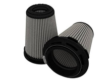 Load image into Gallery viewer, aFe MagnumFLOW Pro DRY S Air Filter 3-1/2in F x 5in B x 3-1/2in T x 6in H (Pair)