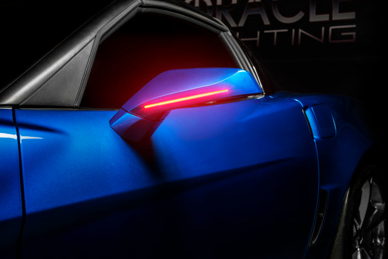 Oracle 05-13 Chevrolet Corvette C6 Concept Side Mirrors - Unpainted - No Color NO RETURNS