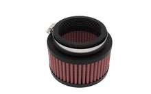 Load image into Gallery viewer, K&N Universal Clamp-On Air Filter 2.25in Flange ID 3.5in OD 2in Height
