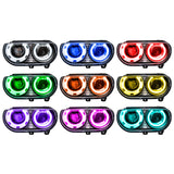 Oracle 08-14 Dodge Challenger SMD HL (HID Style) - ColorSHIFT w/ Simple Controller NO RETURNS