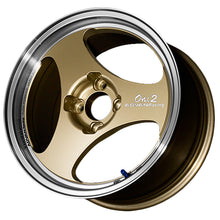 Load image into Gallery viewer, Advan ONI2 15X8.0 +30 4-100 Machining & Champagne Gold Wheel