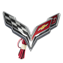 Load image into Gallery viewer, Oracle Corvette C7 Rear Illuminated Emblem - Dual Intensity - Aqua NO RETURNS