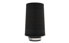 Load image into Gallery viewer, K&N Universal Round Clamp-On Air Filter 3in ID 9in Height 6in Base OD 5.25 Top OD