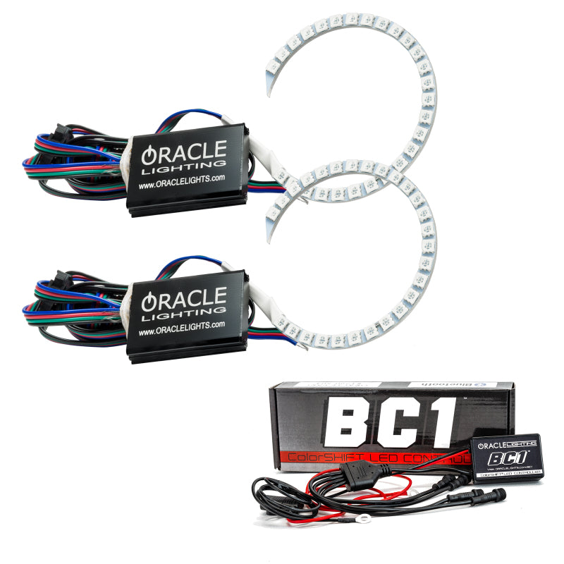 Oracle 18-21 Ford Mustang LED Headlight Halo Kit - ColorSHIFT w/ BC1 Controller NO RETURNS