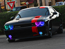 Load image into Gallery viewer, Oracle Dodge Challenger 08-14 LED Waterproof Halo Kit - ColorSHIFT w/o Controller