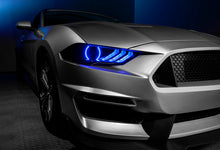 Load image into Gallery viewer, Oracle 18-21 Ford Mustang Dynamic DRL Upgrade w/ Halo Kit &amp; Sequential Turn Signal - ColorSHIFT