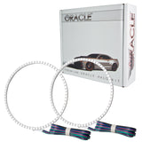 Oracle Ford Mustang 10-12 LED Fog Halo Kit - V6 Grille Fogs - ColorSHIFT