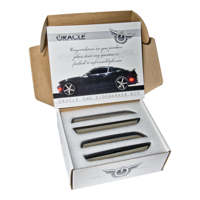 Oracle 10-14 Ford Mustang Concept Sidemarker Set - Clear - No Paint NO RETURNS