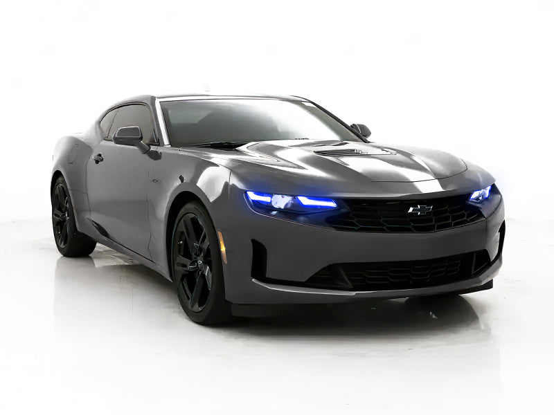 Oracle 19-21 Chevy Camaro LS/LT RGB+A Headlight DRL Upgrade Kit - ColorSHIFT w/ Simple Controller