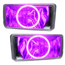 Load image into Gallery viewer, Oracle Lighting 07-15 Chevrolet Silverado re-Assembled LED Halo Fog Lights -Pink