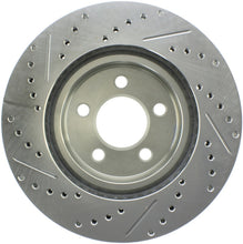 Load image into Gallery viewer, StopTech Select Sport 06-17 Dodge Charrger/14-17 Chrysler 300 Slotted & Drilled Front Left Rotor