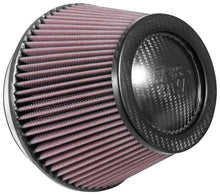 Load image into Gallery viewer, K&N Universal CarbonFiber Filter 6in Flange / 7-1/2in OD-B / 5-1/8in OD-T / 5in H