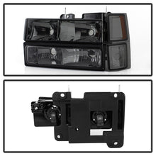 Load image into Gallery viewer, Xtune Chevy Suburban 94-98 Headlights w/ Corner & Parking Lights 8pcs Smoked HD-JH-CCK88-AM-SM-SET