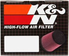 Load image into Gallery viewer, K&amp;N Filter Universal Rubber Filter 2 7/16 inch 20 Degree Flange 3 3/4 inch OD 6 inch Height
