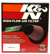Load image into Gallery viewer, K&N Filter Universal Air Filter Carbon Fiber Top With 6in Flange x 7.5in Base x 6in H