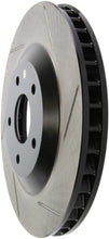Load image into Gallery viewer, StopTech Power Slot 97-04 Chevy Corvette / 04 & 08 Cadillac XLR/XLR-V Front Left Slotted Rotor