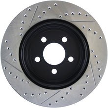 Load image into Gallery viewer, StopTech 05-09 Chrysler 300 (5.7L V8 exc SRT-8) Rear Left Slotted & Drilled Rotor